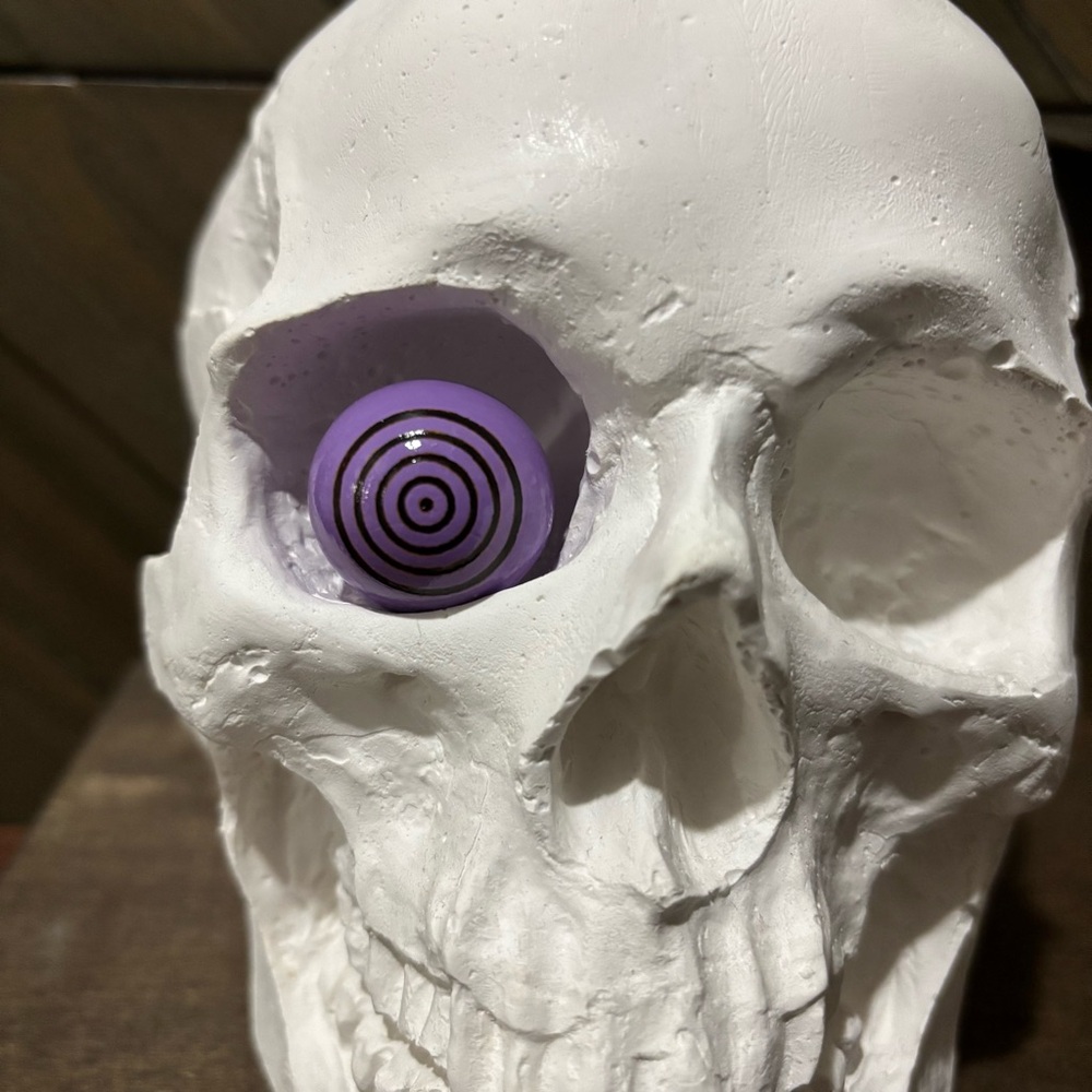 Naruto Rinnegan 1 Inch Wooden Eyeball Human Size - Picture 3 of 9